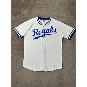 Vintage Mens Jersey 1992 KANSAS CITY ROYALS AUTHENTIC Russell Athletic MLB, Sz L